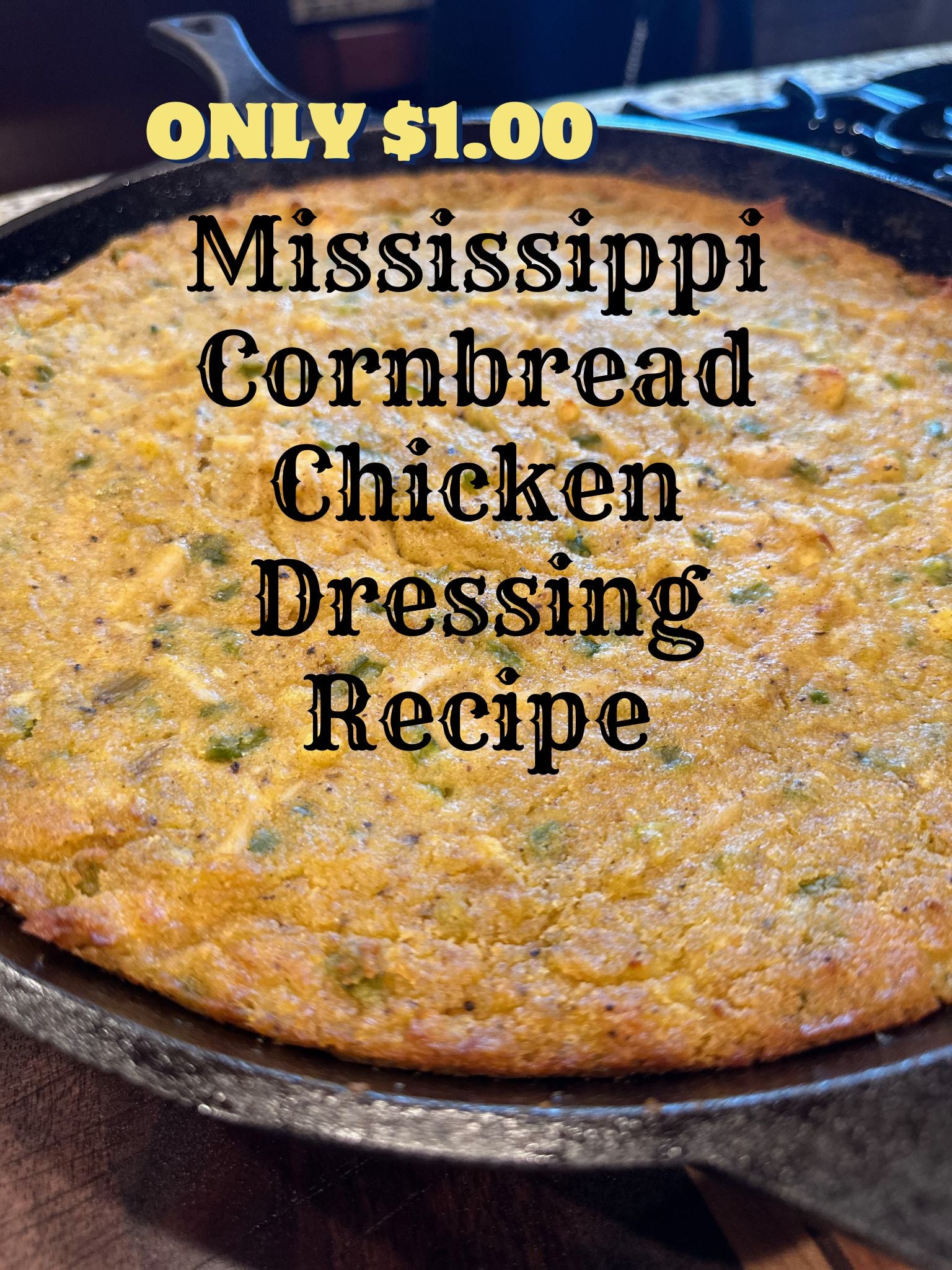 Mississippi Cornbread Chicken Dressing